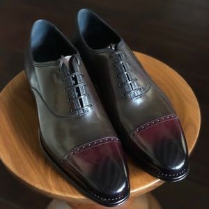 Brand New Ferragamo Tramezza Captoe Oxford